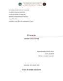 El arte de vender soluciones.