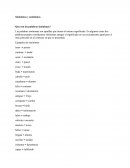 Sinónimos y antónimos - Resume.