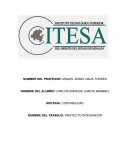 NOMBRE DEL TRABAJO: PROYECTO INTEGRADOR