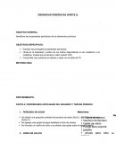 Investigación experimental de tendencias periódicas