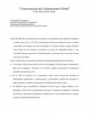 ENSAYO “Consecuencias del Calentamiento Global”