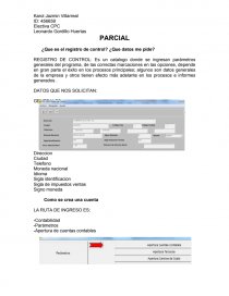 ¿Que es el registro de control? ¿Que datos me pide?. Página 1