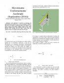 Movimiento Uniformemente Acelerado.