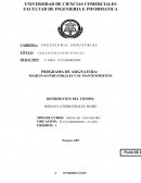 MAQUINAS INDUSTRIALES Y SU MANTENIMIENTO