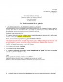 Parcial - Doctrina social de la iglesia.