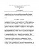 ENSAYO DE LA ESTADISTICA PARA LA ADMINISTRACION.