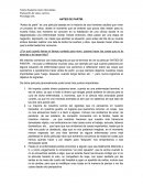 Ensayo Antes de Partir.