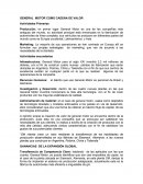 GENERAL MOTOR COMO CADENA DE VALOR