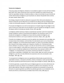 Teorías de la inteligencia.. Página 1