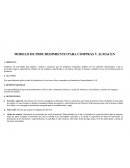 MODELO DE PROCDEDIMIENTO PARA COMPRAS Y ALMACEN.