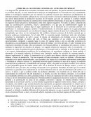 Economia venezolana antes del petroleo.