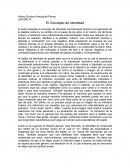 Concepto de indentidad
