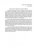 Ensayo sobre la calificación que estoy trabajando