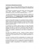 CAUSAS DE EXCEPCIÓN DE REIVINDICACIÓN