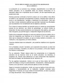 TEXTO BREVE SOBRE LOS CONCEPTOS ABORDADOS