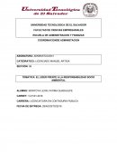 Líder con responsabilidad social.