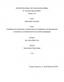 Enseñanza de la educación vinculada entre la investigación.