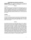 TRANSFORMACIÓN DE REGISTROS LINGÜÍSTICOS