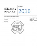 TRABAJO FINAL ESTATICA Y DINAMICA.