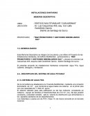 MODELO DE MEMORIA DESCRIPTIVA DE UN PROYECTO