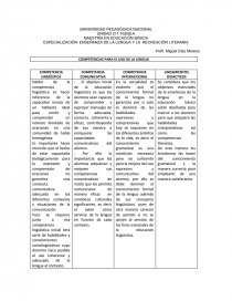 PLANEAR POR COMPETENCIAS. Página 1