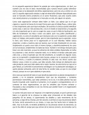 En mi pequeña experiencia laborar he pasado por varia organizaciones, sin decir sus nombre una vez veo el texto recomendado para nuestra lectura puedo identificar ciertas cosas en la planeación de dichas organizaciones, pero me voy a centrar en una sola