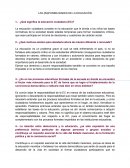 Las (im)posibilidades de la educación cuestionario