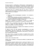 Educación especial: es multidisciplinar, multidimensional y multiparadigmática, ya que deben intervenir varios especialistas y profesionales para abordar toda la gana de necesidades que se pudieran presentar, se deben estudiar y analizar todos los conte