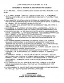 Reglamento interno de trabajo - Derecho laboral