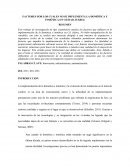 FACTORES POR LOS CUALES NO SE IMPLEMENTA LA DOMÓTICA E INMÓTICA EN CIUDAD JUÁREZ