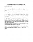 Estilo Mexicano "Cantina el Ocote"