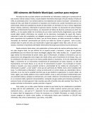 100 números del boletín municipal, caminar para mejorar