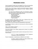 Programa civico.