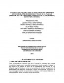 CREACIÓN DE UNA EMPRESA DE SERVICIO EN EL ÁREA DE SEGURIDAD Y SALUD EN EL TRABAJO.