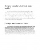 Comprar o alquilar: ¿Cuál es la mejor opción?