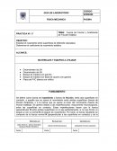 Fuerza de Friccion y Coeficiente de Friccion