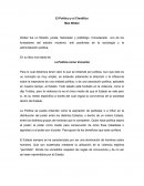 El politico y el cientifico.