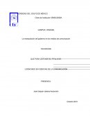 La manipulación del gobierno en los medios de comunicación.