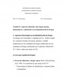 Leyes que regulan la administracion de drogas