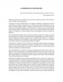 LA IGNORANCIA DE NUESTROS DÍAS.