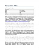 Cinema paradiso. Película conmovedora y profunda del director italiano Giuseppe Tornatore;