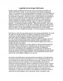 Legalidad de las drogas: Marihuana.