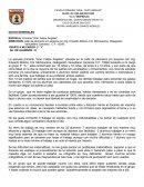 INFORME DE DIAGNOSTICO DE QUINTO GRADO