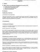 Identificación de Grupos Funcionales de Compuestos Orgánicos.