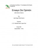 Ensayo De Opinión (Movimiento Obrero)