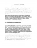 EVALUACION DE DESEMPEÑO.