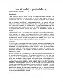 La caída del imperio Mexica