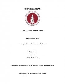 Programa de la Maestría de Supply Chain Management. Página 1