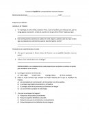 Examen de Español III correspondiente el tercer bimestre