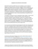 Lenguaje como sistema de comunicación